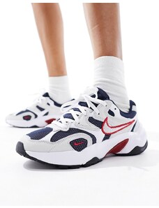 Nike - Runninspo - Sneakers nere e bianche con dettagli rossi-Grigio