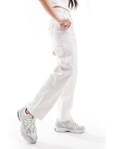 Dickies - Madison - Jeans bianchi con ginocchia doppiate-Bianco
