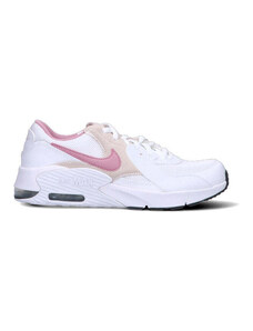 NIKE AIR MAX EXCEE (GS) Sneaker bimba bianca/rosa in pelle SCARPA