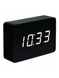 Gingko Design orologio in piedi Brick Black Click Clock