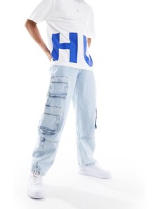 HUGO BLUE - Jeans a palloncino lavaggio medio
