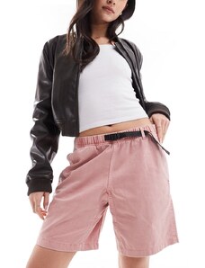 Gramicci - G-Short - Pantaloncini rosa in twill di cotone con tinta a pigmenti