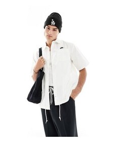 Nike - Club - Camicia a maniche corte bianco sporco-Giallo