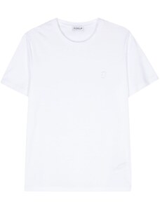 DONDUP UOMO T-shirt bianca mini ricamo