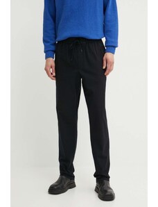 Les Deux pantaloni in cotone colore nero LDM510138