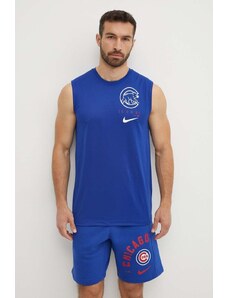 Nike maglietta da allenamento Chicago Cubs colore blu