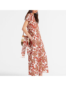 La DoubleJ Dresses gend - Swing Dress Reef White L 100% Silk