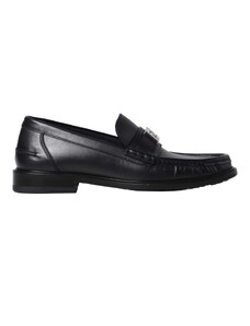 Fendi FF Leather Loafers