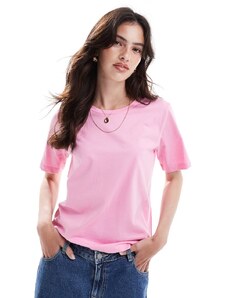 ONLY - T-shirt girocollo rosa chiaro