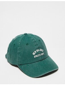 New Balance - Cappellino slavato verde