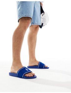 Polo Ralph Lauren - Terry - Sliders in spugna blu con logo