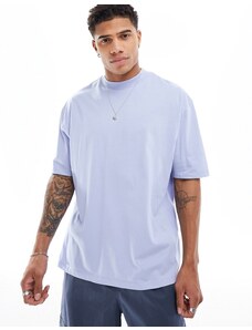 ASOS DESIGN - T-shirt dolcevita oversize azzurra-Blu