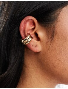 ASOS DESIGN - Orecchino ear cuff spesso color oro