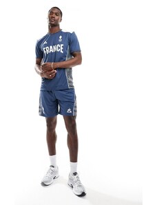 Le Coq Sportif - Pantaloncini blu della squadra Francia 2024