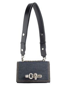 Alexander McQueen Jeweled Denim Bag