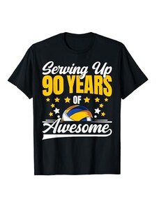 Volleyball 90th Birthday Gift Ideas Serving Up 90 Years of Awesome - Volleyball 90th Birthday Maglietta