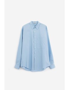 Auralee Camicia in cotone azzurro