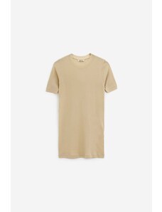 Auralee T-Shirt in cotone beige