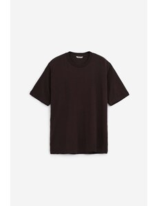Auralee T-Shirt in lana marrone