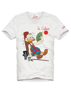 Mc2 Saint Barth T-shirt Saint Barth "Fa Caldo" con Paperone