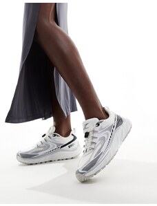 Bronx - Trackerr - Sneakers bianche e argento-Bianco