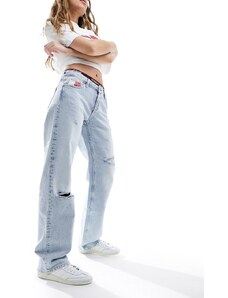 Tommy Jeans - Sophie - Jeans dritti a vita bassa lavaggio chiaro-Blu
