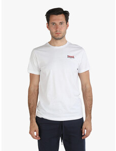 Lonsdale T-shirt Girocollo Da Uomo In Cotone Manica Corta Bianco Taglia L