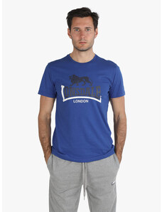 Lonsdale T-shirt Uomo In Cotone Con Stampa Manica Corta Blu Taglia L