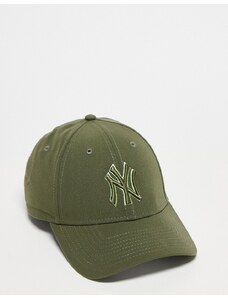 New Era - 9forty Repreve - Cappellino kaki dei New York Yankees-Verde