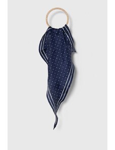 Lauren Ralph Lauren foulard in seta colore blu navy 454943694