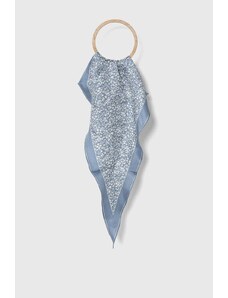 Lauren Ralph Lauren foulard in seta colore blu 454943706