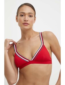 Tommy Hilfiger top bikini colore rosso