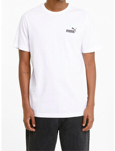 Puma Essentials T-shirt Uomo Con Piccolo Logo Bianco Taglia L