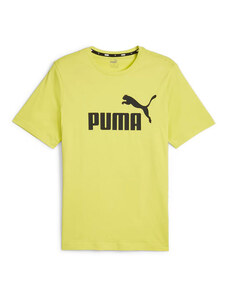 Puma Essentials Logo T-shirt Uomo Giallo Taglia L