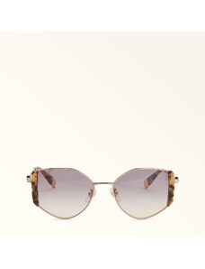 Furla Sunglasses Occhiali Da Sole Greige Grigio Metallo + Acetato Donna