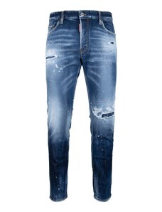 DSQUARED2 S74LB1255 470 Jeans-52 Denim Cotone, Elastomultiestere, Elastan, Poliestere