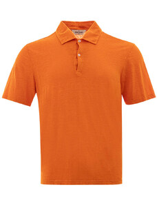 Polo in Misto Lino Arancione Gran Sasso 50 Arancione 2000000018447