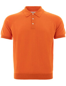 Polo in Cotone Arancione Gran Sasso 50 Arancione 2000000018430