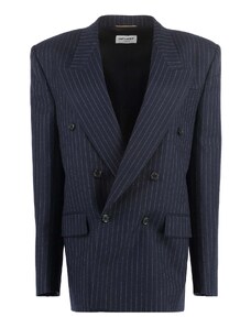 Saint Laurent Double-Breasted Wool Jacket