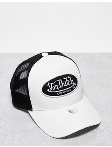 Von Dutch - Boston - Cappellino stile trucker nero e bianco