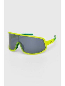 Goodr occhiali da sole Wrap Gs Nuclear Gnar colore verde GO-311020