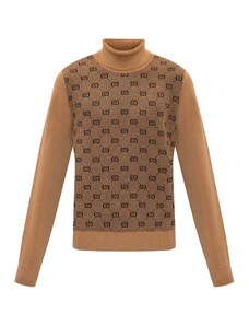 Gucci Jacquard Turtleneck Sweater
