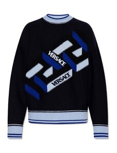 Versace Wool Logo Sweater