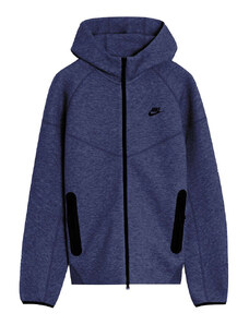 Nike Sportswear Tech Fleece Windrunner Felpa Con Cappuccio E Zip A Tutta Lunghezza - Blue Uomo PE24 promo