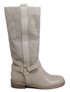 Lucky Brand Stivali Alti Mekinna Da Donna - Moda Al Ginocchio, Colore Naturale Scuro, Tacco Comodo, 40.5 EU - 3