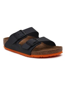 Birkenstock Ciabatte Arizona | con l'aggiunta di pelle | narrow fit