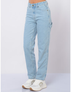 jeans da donna Dickies cinque tasche lavaggio chiaro