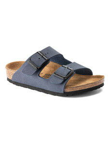 Birkenstock Arizona Kids Birko-Flor Birkibuc Regular Fit Bambini - Sandali Birkenstock - Blu - 1002360-2.5