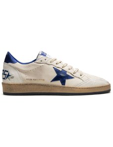 GOLDEN GOOSE DELUXE BRAND BALL STAR NAPPA UPPER LAMINATED STAR AND HEEL CRACK SPUR