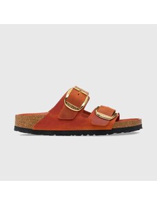 Birkenstock Arizona Big Buckle Pelle Oliata Arancio Donna Scarpe